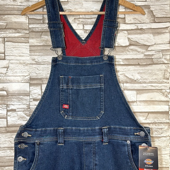 Dickies womens Warming Temp Iq Denim BibOverall - Picture 5 of 16